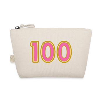 100. 100 ANS. 100e ANNIVERSAIRE. ANNIVERSAIRE 100 - Trousse biologique - nature - Devant