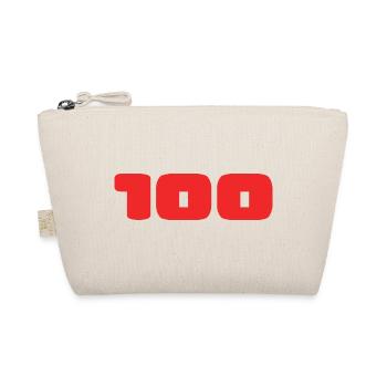 100. 100 JAHRE. 100-JÄHRIGES JUBILÄUM. 100. GEBURTSTAG - Bio-Täschchen - Natur - Vorne
