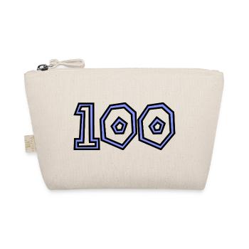 100. 100 YEARS. 100th ANNIVERSARY. 100 BIRTHDAY - Organic Pouch - nature - Front