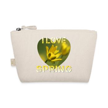 I love spring - Bio-Täschchen - Natur - Vorne