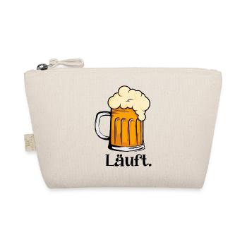 Läuft. - Bierkrug Spruch für Bierfreunde - Bio-Täschchen - Natur - Vorne
