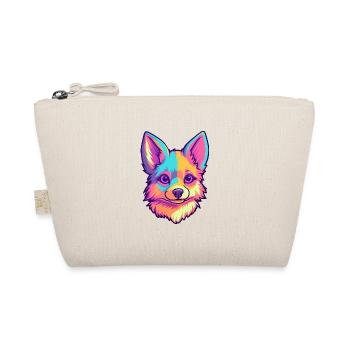 Alaskan Klee Kai Hunderasse Karikatur Kawaii Illustra - Bio-Täschchen - Natur - Vorne