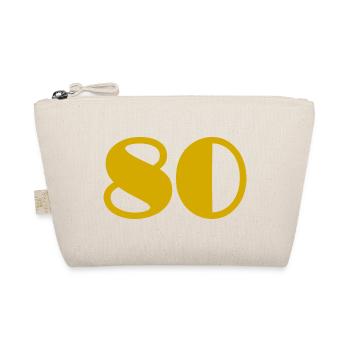 80. 80 ANS. 80e ANNIVERSAIRE. ANNIVERSAIRE 80 ANS. - Trousse biologique - nature - Devant