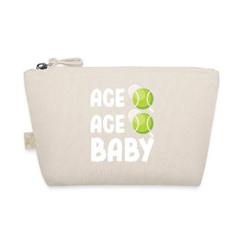 Ace Ace Baby Tennis Spruch - Bio-Täschchen - Natur - Vorne