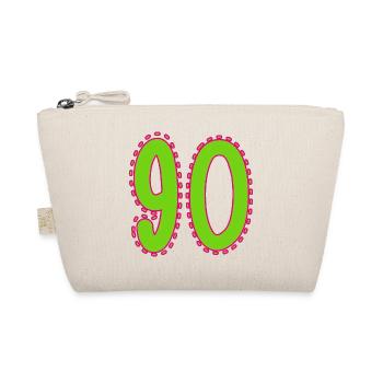 90. 90 ANS. 90e ANNIVERSAIRE. ANNIVERSAIRE 90 ANS. - Trousse biologique - nature - Devant