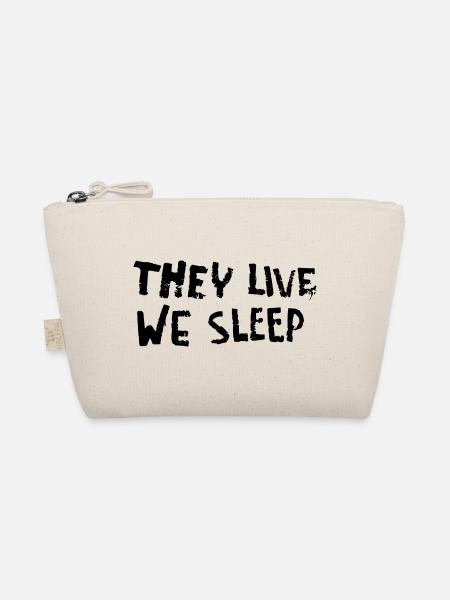 They Live - We Sleep - Bio-Täschchen - Natur