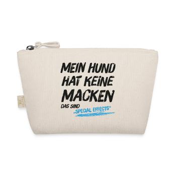 Mein Hund hat keine Macken das sind Special Effect - Bio-Täschchen - Natur - Vorne