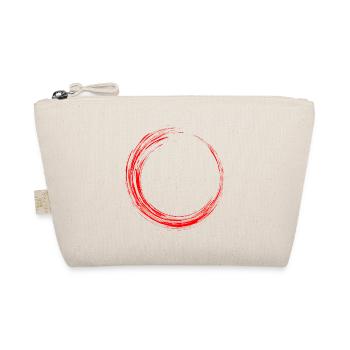 Kreis Design Style Neu Rot - Bio-Täschchen - Natur - Vorne