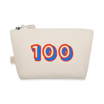 100. 100 JAHRE. 100-JÄHRIGES JUBILÄUM. 100. GEBURTSTAG - Bio-Täschchen - Natur - Vorne