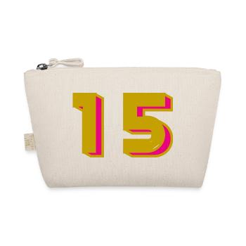 15. 15 ANS. 15e ANNIVERSAIRE. ANNIVERSAIRE 15 ANS. - Trousse biologique - nature - Devant