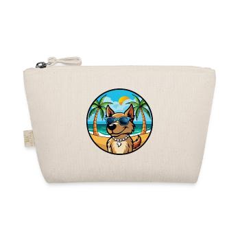 Magyar Agar Dog Breed Cartoon Sunglasses Beach - Organic Pouch - nature - Front