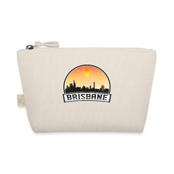 Brisbane Australien Skyline Vintage Sunset Travel S - Bio-Täschchen - Natur - Vorne