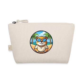 Cochon d’Inde Drôle Dessin Animé Plage Été Lunettes de soleil - Trousse biologique - nature - Devant