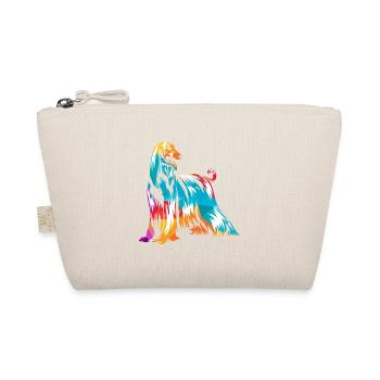 Geschmeidiger Windhund Rennsport - Bio-Täschchen - Natur - Vorne