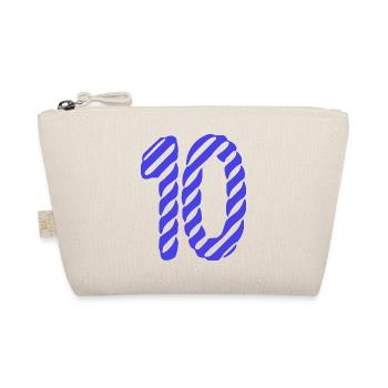10. 10 JAHRE. 10-JÄHRIGES JUBILÄUM. 10-JÄHRIGES JUBILÄUM. - Bio-Täschchen - Natur - Vorne