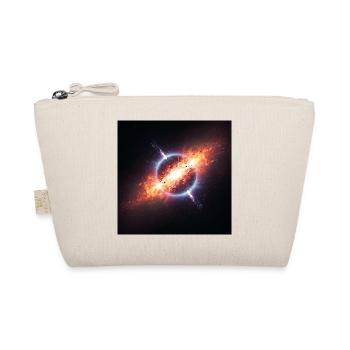 Kosmischer Orbit Kunstdruck - Bio-Täschchen - Natur - Vorne