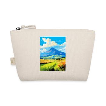 Mourne Mountains Vintage Travel Poster Souvenir - Organic Pouch - nature - Front
