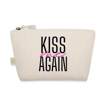 Ich liebe dich küss mich wieder Lippen Geschenk - Bio-Täschchen - Natur - Vorne