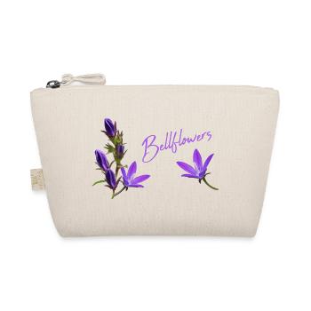 Glockenblumen lila Blumen - Bio-Täschchen - Natur - Vorne