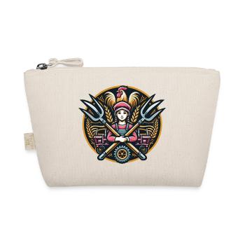 Girl from the village logo - Organic Pouch - nature - Front