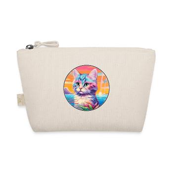 Bambino-Katzenrasse-Aquarell-Cartoon-Kawaii-Haustier - Bio-Täschchen - Natur - Vorne