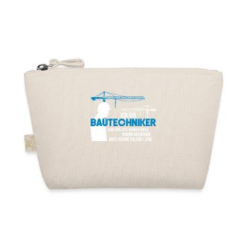 Zupackender Bauleiter Baustelle - Bio-Täschchen - Natur - Vorne