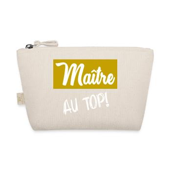MASTER. MASTER. THANK YOU. THANK YOU MASTER - Organic Pouch - nature - Front