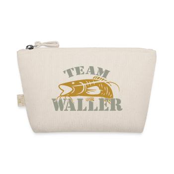 Team Waller - Wels fischen - Bio-Täschchen - Natur - Vorne
