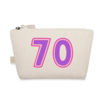70. 70 ANS. 70e ANNIVERSAIRE. ANNIVERSAIRE 70 ANS. - Trousse biologique - nature - Devant