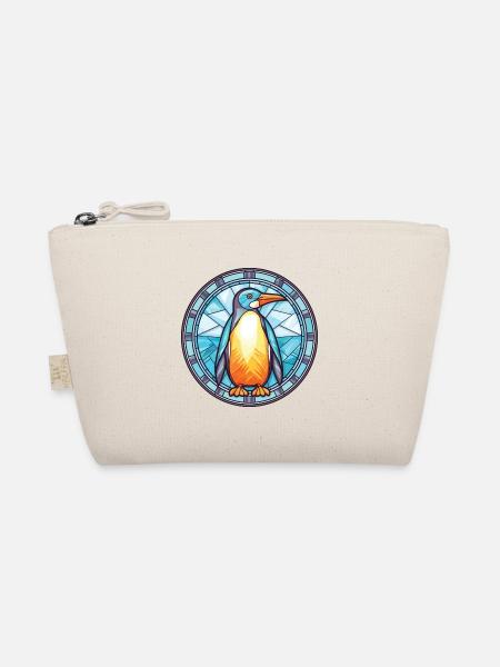 Pinguin bunte Aquarell-Tier-Illustration - Bio-Täschchen - Natur