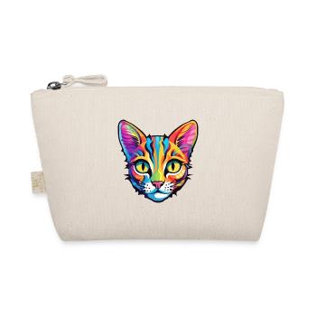 Bambino Katze Rasse Aquarell Cartoon Kawaii Haustier - Bio-Täschchen - Natur - Vorne