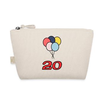 20. 20 ANS. 20e ANNIVERSAIRE. ANNIVERSAIRE 20 ANS. - Trousse biologique - nature - Devant