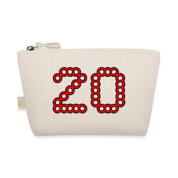 20. 20 ANS. 20e ANNIVERSAIRE. ANNIVERSAIRE 20 ANS. - Trousse biologique - nature - Devant