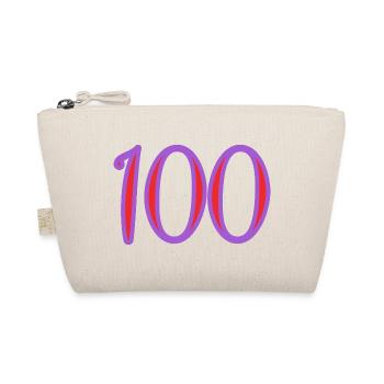 100. 100 JAHRE. 100-JÄHRIGES JUBILÄUM. 100. GEBURTSTAG - Bio-Täschchen - Natur - Vorne