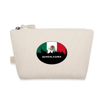 Guadalajara Mexiko Flagge Skyline Silhouette Reisen - Bio-Täschchen - Natur - Vorne