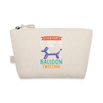Jeder Tag ist ein großartiger Tag für Ballonverdre - Bio-Täschchen - Natur - Vorne