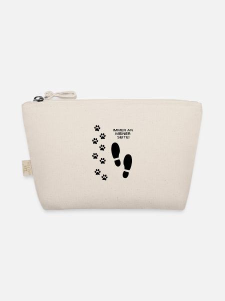 Immer an meiner Seite - Hundefan.Shop - Bio-Täschchen - Natur