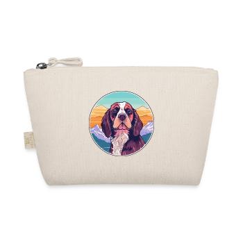 Norfolk Spaniel Hunderasse Cartoon Kawaii Watercolo - Bio-Täschchen - Natur - Vorne