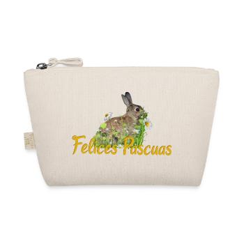 felices pascuas Frohe Ostern - Bio-Täschchen - Natur - Vorne