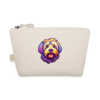 Katalanischer Schäferhund Hunderasse Cartoon Kawaii Illustra - Bio-Täschchen - Natur - Vorne