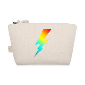 80s bolt lighting classic - Bio-Täschchen - Natur - Vorne