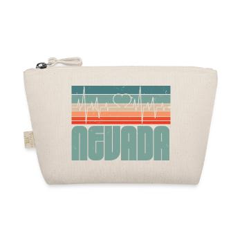 Retro Nevada USA Staat Amerika Nevadan Carson City - Bio-Täschchen - Natur - Vorne