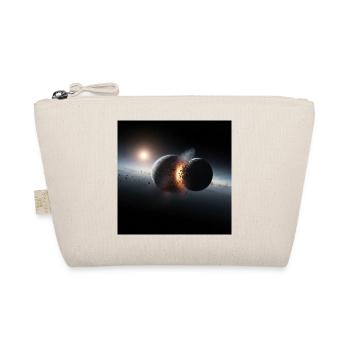Kosmisches Eclipse Design - Bio-Täschchen - Natur - Vorne