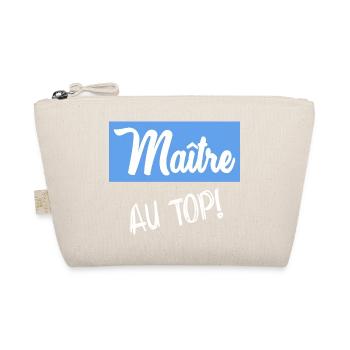 MASTER. MASTER. THANK YOU. THANK YOU MASTER - Organic Pouch - nature - Front