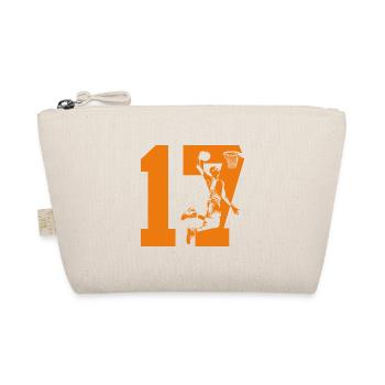 NUMBER 17 BASKETBALL 17TH BIRTHDAY - Organic Pouch - nature - Front