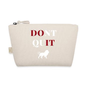 dont quit lion heart - Bio-Täschchen - Natur - Vorne