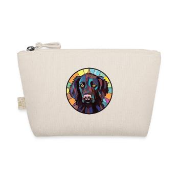 Deutsch Langhaar Vorstehhund Rasse Aquarell - Bio-Täschchen - Natur - Vorne
