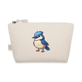 Jay Vogel Niedliche Karikatur Kawaii Aquarell Tier Haustier - Bio-Täschchen - Natur - Vorne