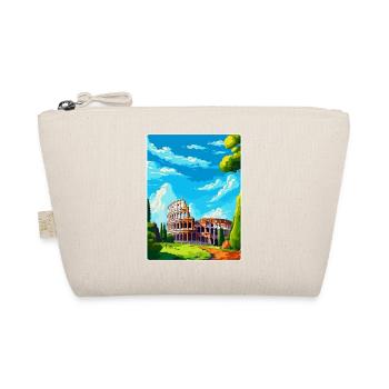 Rom Italien Vintage Reiseplakat Souvenir Souvenir - Bio-Täschchen - Natur - Vorne