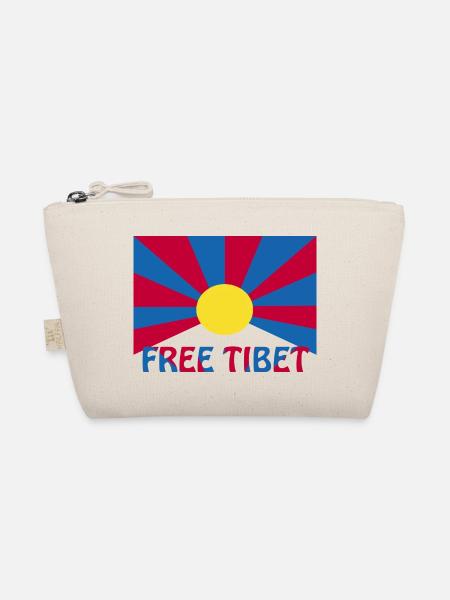 free tibet - Bio-Täschchen - Natur